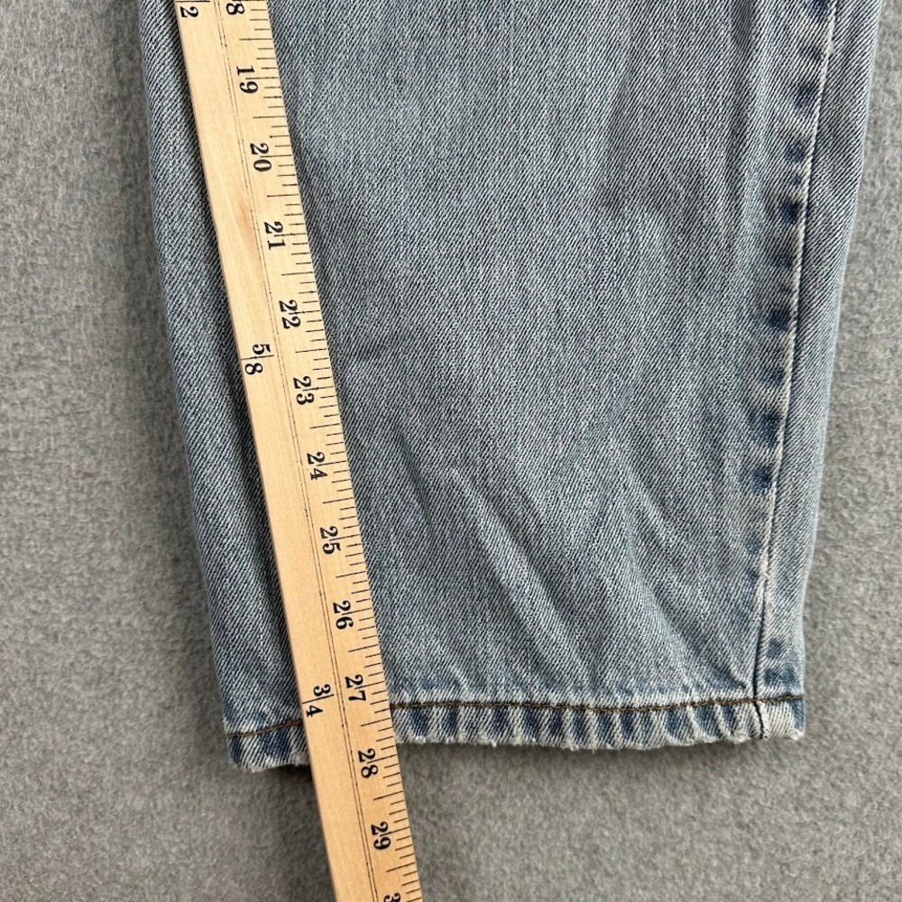 Vintage Y2K Levi's 560 Comfort Fit Mens Jeans 42x30 Light Wash Distressed Denim - Picture 8 of 11